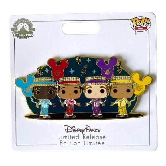 Disney Parks The Dapper Dans Main Street USA Funko Pop! Limited Release Pin NWT - Picture 1 of 1